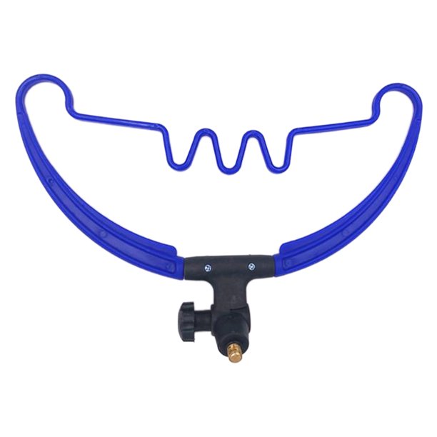 Soporte de barra de ángulo de acero con asa segura para barco de pesca - Azul Sunnimix Soporte para caña de pescar