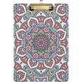 thumbnail image 1 of FMSHPON Mandala Clipboard Hardboard Wood Nursing Clip Board and Pull for Standard A4 Letter 13x9 inches, 1 of 7
