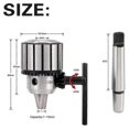 thumbnail image 2 of Heavy Duty Drill Chuck Capacity With Mt2 Morse Taper 2 Tool Holder And K32 Key, 2 of 5