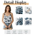 thumbnail image 6 of Cuteduck Women Tank Tops Summer Loose Fit Sleeveless Floral Print U Neck Casual Camisole M-4X, 6 of 10
