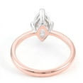 thumbnail image 4 of Cora Jewellery 1.5CT Marquise Moissanite Engagement Ring For Women, 10K Rose Gold, 4 of 8