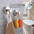 thumbnail image 5 of Gancho de Ventosa de Acero Inoxidable Sin Taladro, Gancho para Ventana de Ducha, Gancho para Toalla Extraíble Impermeable para Baño, Gancho para Pared de Ducha, 5 of 5