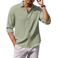 thumbnail image 2 of Thrilos Men Dress Shirts Long Sleeve Button Up Shirt Casual Regular Fit Shirts with Pocket, 2 of 6