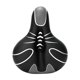 thumbnail image 4 of Asiento de bicicleta de repuesto, ancho, cómodo, impermeable, hueco en el centro, para interior y exterior. Plata, 4 of 9