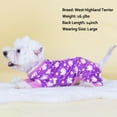 thumbnail image 6 of KYEESE Dog Pajamas, Purple with Unicorn Pattern Dog Pjs, Dog Pajamas for Large Dogs, 3XL, 6 of 8