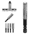 thumbnail image 1 of 2-in-1 Hexagonal Shank Brazing Dry Drilling Specialized Hole Opener Drill Bits, 1 of 5