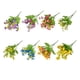 thumbnail image 5 of Injueey 2 unids/set flores falsas no tóxicas para decoración del hogar DIY y ramo de boda-bajo mantenimiento Flores artificiales Profundo+verde claro, 5 of 6