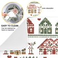 thumbnail image 2 of Yayeee Dish Drying Mat for Kitchen Counter 16"x18" Microfiber Absorbent Pad, Green Nordic Christmas House, 2 of 7