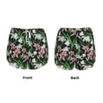 thumbnail image 6 of Sigee Lilies Flowers for Women's Athletic Shorts High Waisted Running Shorts Pocket Sporty Short Gym Elastic Workout ShortsSmall, 6 of 9