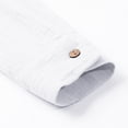 thumbnail image 5 of GEWSEY Long Sleeve Tops for Women 2025 Button Down Shirts Women Oxford Shirt Cotton Dress Shirts Collared Free Blouse Tops (White, XXL), 5 of 9