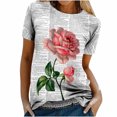 thumbnail image 4 of Pntutb, camisetas a la moda para mujer, divertidas camisetas informales con estampado divertido, camisetas con estampado de blusa Pntutb Pntutb-2260, 4 of 9