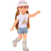 Glitter Girls Dolls by Battat  14-inch Poseable Doll Astrid  Red Hair & Hazel Eyes  Camping Outfit, Matching Cap, and Glitter Boots Toys, Clothes, and Accessories for Kids Ages 3+