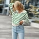 thumbnail image 5 of Suéter de mujer de estilo europeo y americano para otoño e invierno, suave, cómodo, cálido, camiseta informal para mujer, 5 of 6