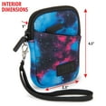 thumbnail image 2 of USA GEAR Compact Camera Case, Wrist Strap, Compatible with Canon Elph, Nikon Coolpix (Galaxy), 2 of 8