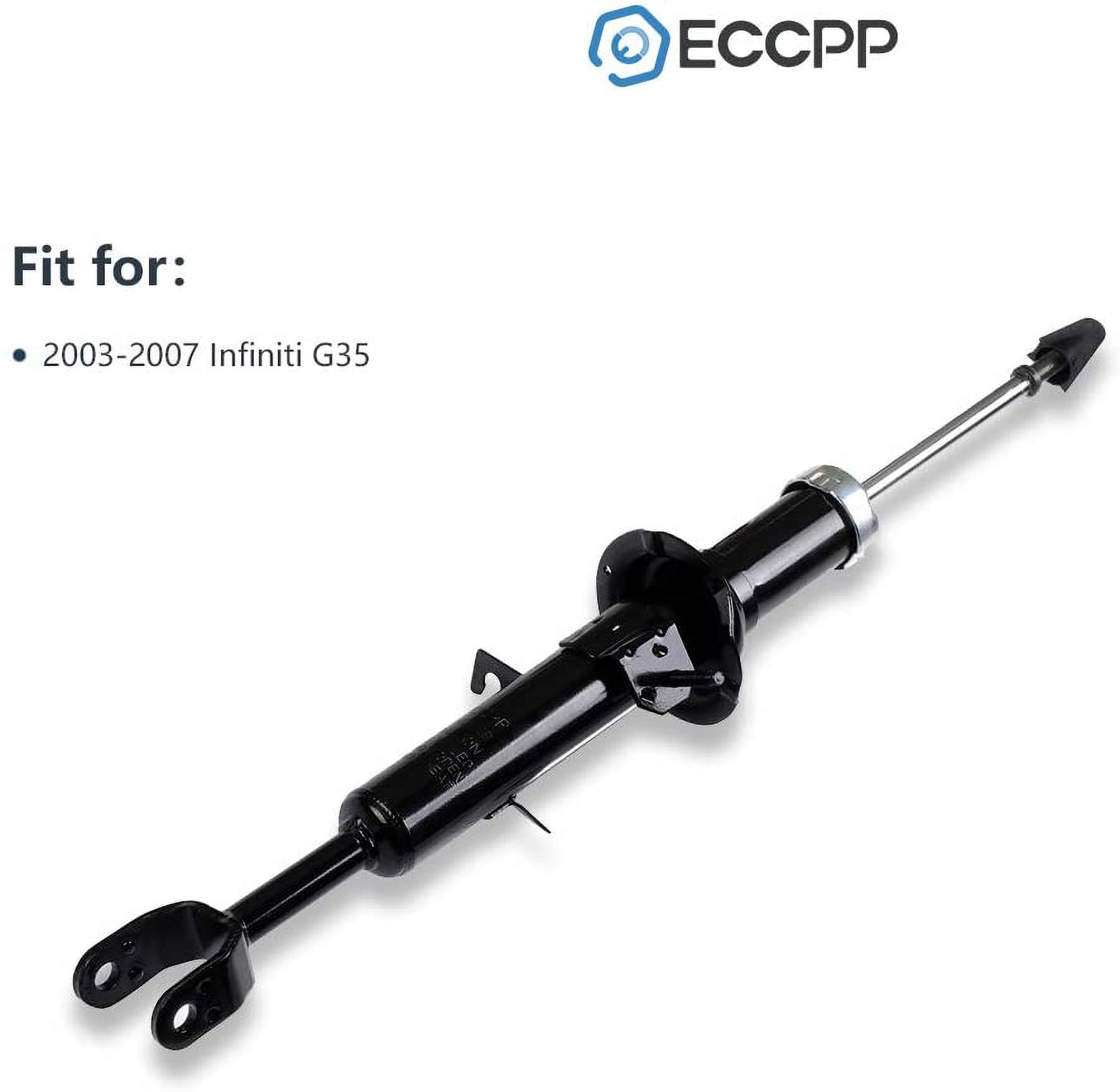 Shocks Struts,ECCPP Front Rear Shock Strut Absorbers Kits Compatible with 2003 2004 2005 2006 2007 for Infiniti G35 341377 71116 341378 71117 344491 5631