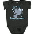 thumbnail image 3 of Inktastic Save the Chubby Mermaids with Cute Manatees Boys or Girls Baby Bodysuit, 3 of 5