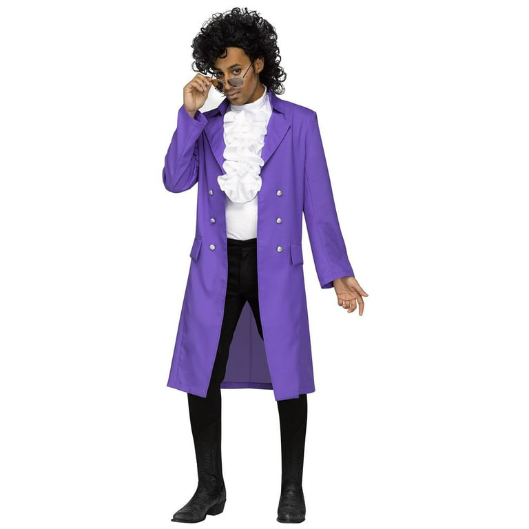 Auto Bermad alias Fun World Costumes Pop Star Prince Men's Halloween Fancy-Dress Costume for  Adult, One Size - Walmart.com