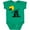 Kelly Green, variant on Inktastic Halloween Haunted House Witch and Bats Boys or Girls Baby Bodysuit