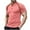 Pink, variant on AHTJRT Men's Athletic Short Sleeve Golf Shirt Lightweight Breathable Contrast Shoulder Panels Sporty for Workout Casual Wear Blouse White XL