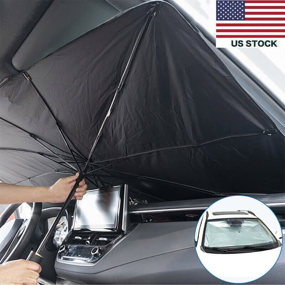 Car Sunshade Front Window Sun Shade Windshield Cover Visor UV Umbrella Foldable