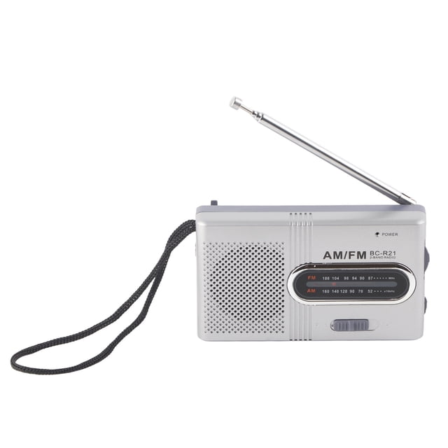 Mini Radio Portátil Sincero AM/FM con Altavoces Estéreo Reproductor de Música Universal