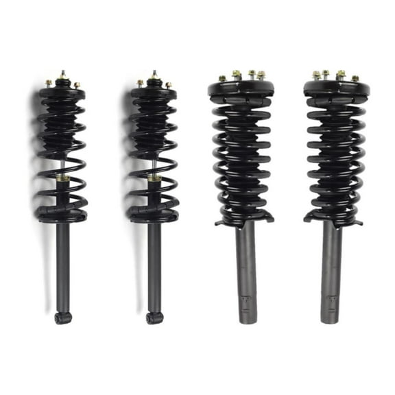 Geelife For 1998-2002 Honda Accord 4pcs Front Rear Side Complete Shock Strut & Springs