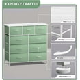 thumbnail image 5 of Sorbus Modern Color Print 9-cubby Storage Tower Teal, 5 of 7