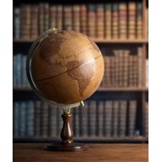 Replogle Expedition 12 Leather Desktop Geographic Globe