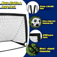 thumbnail image 3 of Arco De Fútbol Portería Fútbol De 1.2m De Largo Y 0. Xtellar negro, 3 of 4
