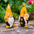 thumbnail image 2 of 2 Pack Bee Gnome Figurines Spring Bumble Bee Gnome Decor Scandinavian Tomte Swedish Nisse Resin Statue for Tabletop Tiered Tray Farmhouse Home Decoration Honey Bee Gift, 2 of 6