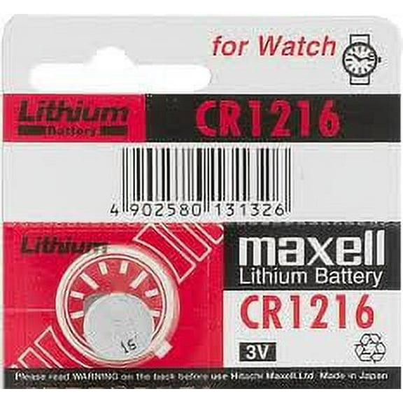 Maxell CR1216 3 Volt Lithium Coin Battery - 10 Pack + 30% Off!