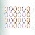 thumbnail image 4 of 24 piezas hawaiano colorido Leis collar de flores artificiales guirnalda clásica cuello bucle Tropical Luau favores de fiesta playa Hula baile vestido accesorio de vestuario, 4 of 6
