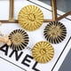 thumbnail image 5 of 1 botón de moda con cuentas para abrigo, hecho a mano, con hilo dorado y sol, hebilla para bolso, ropa de mujer decorativa, 5 of 5