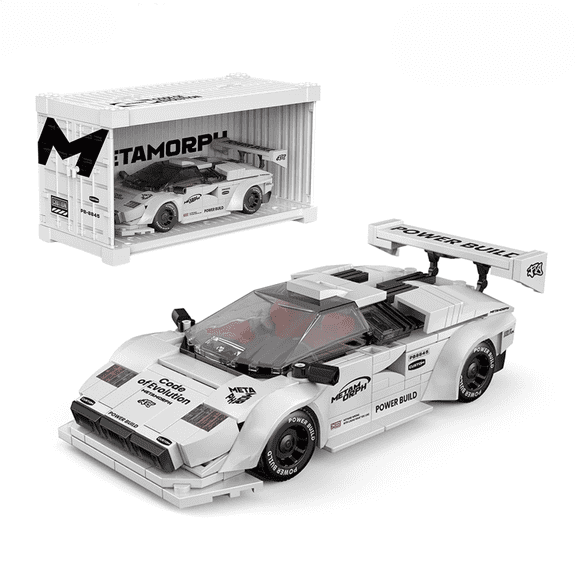 Honchoes Sports Racing Car Building Set with Display Box Compatible with Lego City Cars for Adults