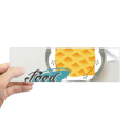 thumbnail image 1 of Hong Kong Pineapple Bun China Rectangle Bumper Sticker Notebook Window Decal, 1 of 1