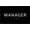 Black, variant on ADA CENTRAL SIGNS - 6" X4" Manager Sign - ADA Compliant Tactile Graphics Grade 2 Braille Text Identification Sign | Wall Mount Plastic Room Name Sign for Offices, Businesses, and Restaurants