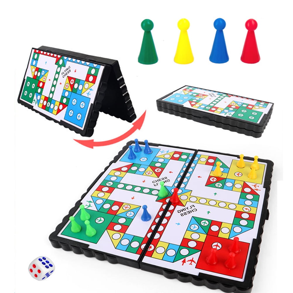 Magnetic Folding Chess Board Portable Set High Quality Games Camping Travel_S 