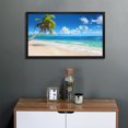 thumbnail image 3 of Beach Wall Art Palm Wall Art Beach Painting A Palm Beach Beach Canvas Wall Art Painting For Livingroom Decor Office Bedroom Decoration, 3 of 8