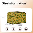 thumbnail image 5 of Yiaed Orange Lemon Print Two Slice Bread Machine Cover, Universal Size Kitchen Appliance Cover for Bread Machine,Bread Machine Cover, 5 of 7
