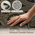 thumbnail image 6 of ODIKA 4'x6' Washable Area Rug Nouveau Scroll With Vintage Celestial Sun Design Snake Gothic Refined Structured for Bedroom, Reading Nook, Pet Friendly & Non-Shedding, 6 of 7