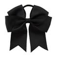 thumbnail image 4 of Ribbon Satin Fishtail Bow Hair Ties And Headbands For Girls Everyday With Timeless And Versatile Wear, Black, 4 of 4