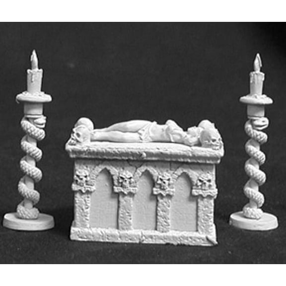 Reaper Miniatures Altar Of Evil with Victim #02580 Dark Heaven Unpainted Metal