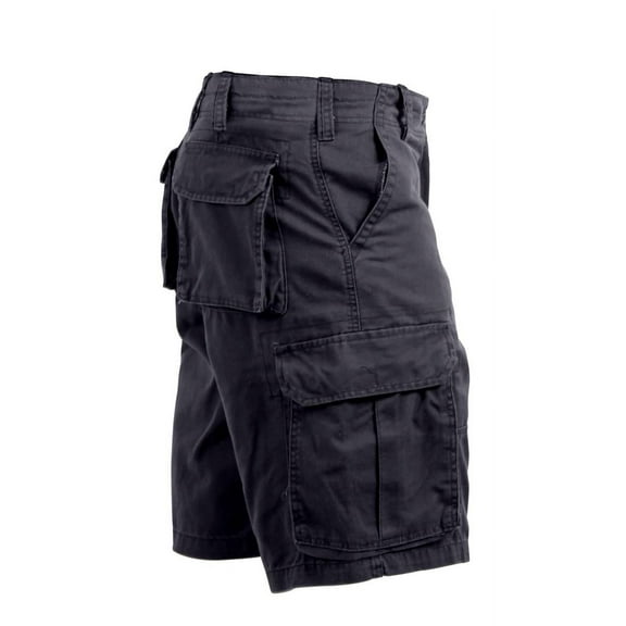 Khaki Vintage Paratrooper Style Cargo Shorts