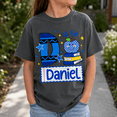 thumbnail image 3 of Back To School Shirt, Custom Name and Grade Tee, Initial Letter School Outfit, First Day Of School Gift for Students, 3 of 10