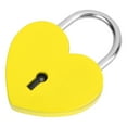 thumbnail image 1 of Heart Lock Metal Exquisite Padlock with Key, Small Size Mini Heart Shape Padlock Key Padlock Heart Padlock for Diary, Jewelry Box, Luggage, 1 of 7