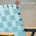 thumbnail image 5 of GoSports Outdoors WOVN Beach Backpack Chair - Premium Folding Camping Chair - 9 Styles Available - STONE BLUE, 5 of 7