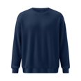 thumbnail image 5 of Rvwovn Men's Ribbed Crewneck Sweater Long Sleeve Thick Thermal Loose Fit Fall Winter Pullover Top, 5 of 7