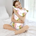 thumbnail image 5 of Bingfone Avocado Lovers Print Satin Pillowcase for Hair - Standard Size with Zipper Silky & Soft Pillow Covers,20x30 inches, 5 of 8