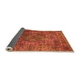 thumbnail image 2 of Ahgly Company Indoor Square Oriental Orange Industrial Area Rugs, 4' Square, 2 of 4