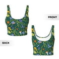 thumbnail image 5 of Lsque Forest Flora And Fauna Printed Women'S Sports Bra, Compression, Moisture Wicking, High-Impact Sports Bra For Women,Supportive sports bra-X-Large, 5 of 9